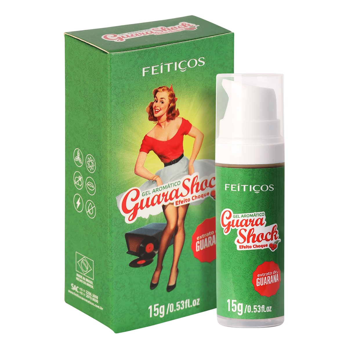 GUARA SHOCK – EXCITANTE, VIBRADOR GEL